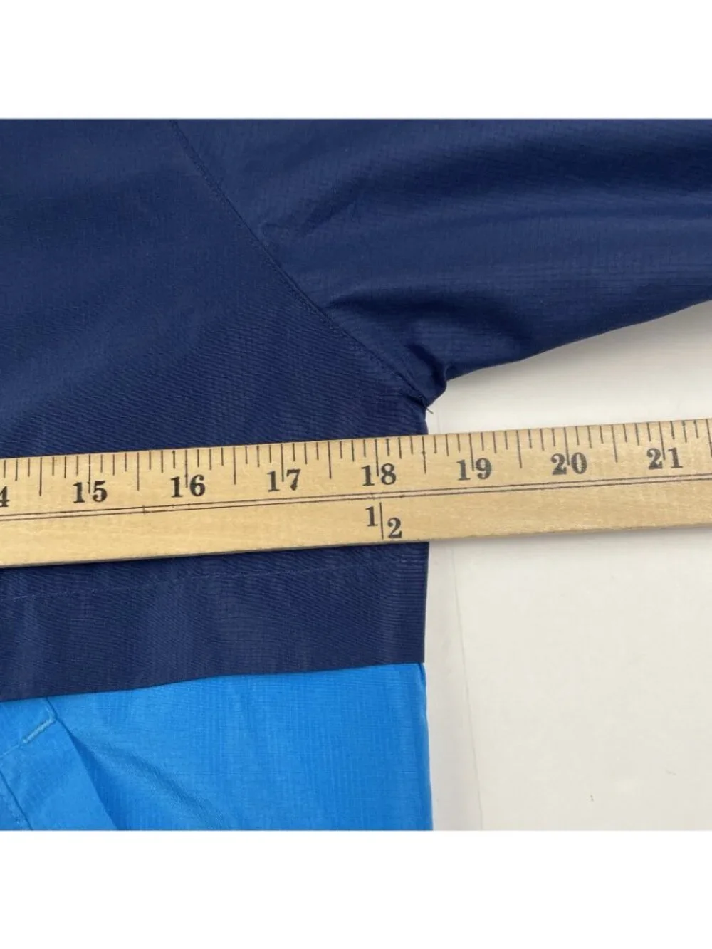 Eddie Bauer 3-in-1 Jacket Boys M (10/12) Blue Hooded Shell Only